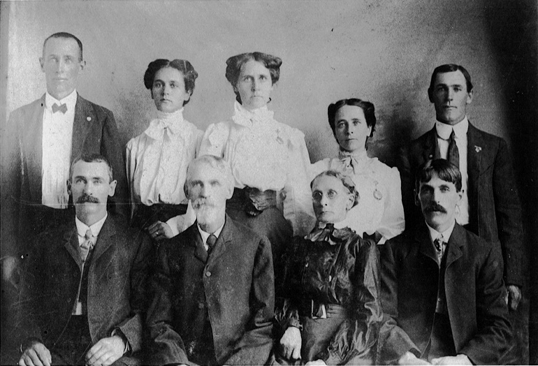 Photo of John I. Martin and family