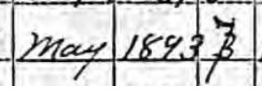 Image of Marie
                        Walkers birthdate and age and date columns from the 1900 census.