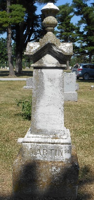 Isaac & Mary's tombstone
