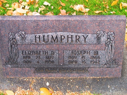 Photo of headstone
